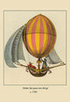 Lighter than Air Hot Air Balloons Poster Print featuring colorful balloons in the sky.