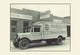 Vintage photography of an insulated meat delivery truck from Kingan & Co.
