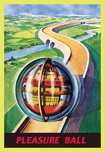 Trade Your Trouble for a Bubble Poster Print showcasing whimsical art.
