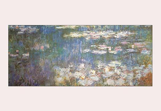 Claude Monet Impressionist Poster Print showcasing vibrant colors