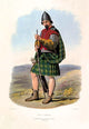 Scottish vintage art print by R.R. McIan, showcasing Scottish culture and landscape.