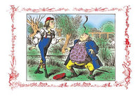 Alice's Adventures in Wonderland poster print by Sir John Tenniel featuring whimsical illustrations.