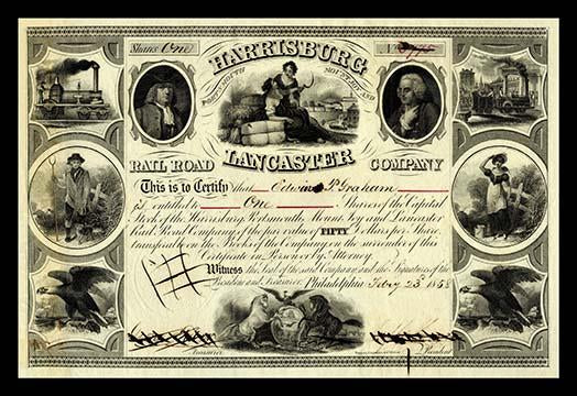 Representing One Share at Fifty Dollars Poster Print