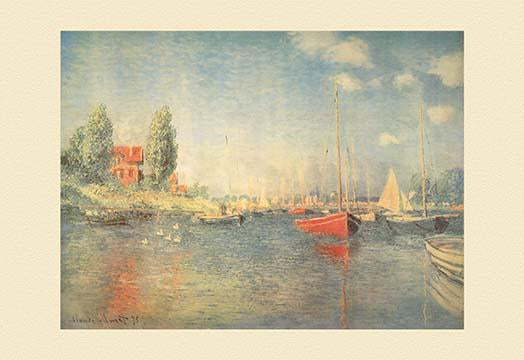 Claude Monet Impressionist Poster Print showcasing vibrant colors and artistic detail.