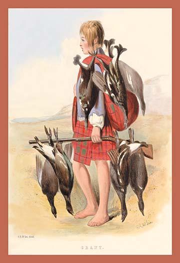 Scottish Vintage Art Poster Print by R.R. McIan