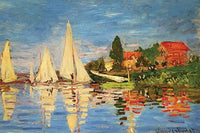 Claude Monet Impressionist poster print featuring vibrant colors and artistic design.