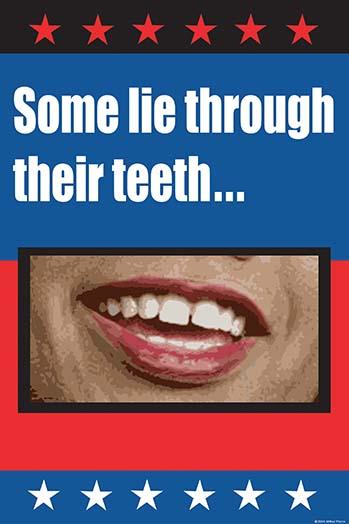 Condoleezza Rice political satire poster print by Wilbur Pierce