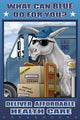 Parcel Delivery UPS Truck Poster Print by Richard Kelly