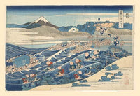 Hundreds of Servants Transporting Noblemen and Samurai Poster Print
