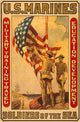 U.S. Marines Motivational Poster Print by Sidney H. Riesenberg