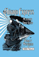 Windy City Train Sheet Music Poster Print featuring vintage train design.