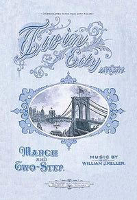 St. Louis Bridge Poster Print - Lyrical Sheet Music Inspiration