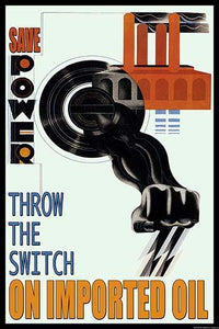 Throw the Switch on Imported Oil Poster Print by Wilbur Pierce