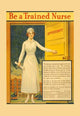 WWI Women's Nursing Recruitment Poster Print highlighting women's opportunities in nursing.