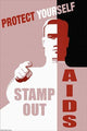 Stamp Out Aids! Vintage Art Reproduction Poster Print by Buyenlarge