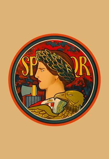 The Face of a Woman Representing Italy Poster Print by Edwin Howland Blashfield