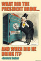Vintage art print 'And When Did He Drink It?' by Wilbur Pierce, available in multiple sizes.