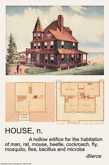 A Hollow Edifice for Habitation Poster Print by Wilbur Pierce