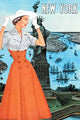 Forward Thinking Ladies in 1950s Fashion Poster Print by Sara Pierce