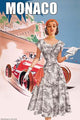 Forward Thinking Ladies in Fifties Fashion Poster Print by Sara Pierce