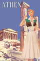 Forward Thinking Ladies in 1950s Fashion Poster Print by Sara Pierce