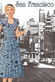 Forward Thinking Ladies in 1950s Fashion Poster Print by Sara Pierce