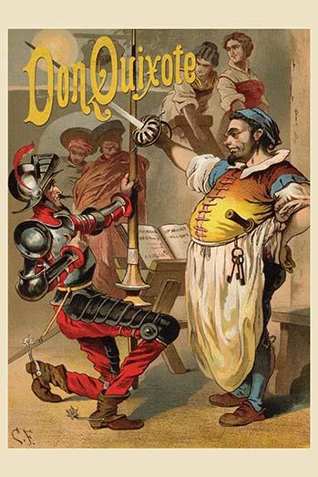 Cervantes' Tale of a Hapless Hero Poster Print