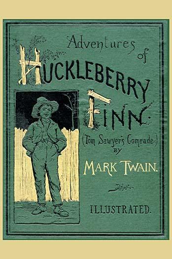 The Adventures of Tom Sawyer Poster Print featuring classic cover art by Mark Twain.