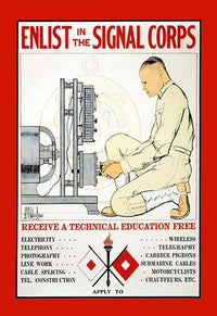Receive a Technical Education Free Poster Print by J. McGibbon Brown