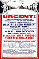 The President's Urgent Call for Recruits Poster Print, patriotic art