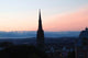 Dusk Over Quebec City Poster Print by Jason Pierce featuring a stunning cityscape.