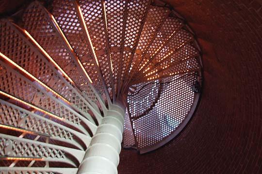 Cape May Point Lighthouse Stairs Poster Print by Jason Pierce