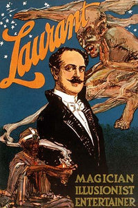 Eugene Laurant magician poster print by W.M. King Service.