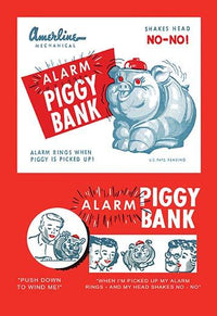 Don't Even Think About Stealing This Piggy Bank Poster Print