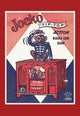 Musical bubble gum dispensing bank poster print featuring a glad monkey.
