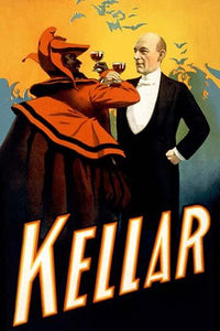 Sharing a Drink with the Devil Poster Print by Strobridge Co