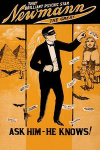 That Brilliant Psychic Star, Newmann the Great Poster Print