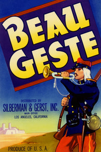 Beau Geste Adventure Novel Poster Print by P. C. Wren