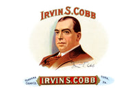 Irvin S. Cobb Cuban Cigar Label poster print showcasing vintage advertising art.