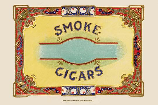 Vintage Cigar Label Art Poster Print by C.B. Henschmel