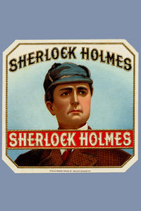 Sherlock Holmes Cuban Cigar Label Poster Print
