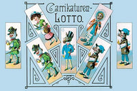 Victorian era children's board game poster print, vintage artwork.