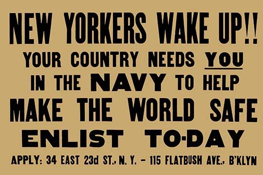 Brooklyn NY recruiting poster print showcasing vibrant New York culture.