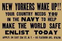 Brooklyn NY recruiting poster print showcasing vibrant New York culture.