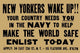 Brooklyn NY recruiting poster print showcasing vibrant New York culture.