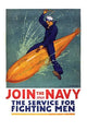 Sailor Astride a Torpedo Poster Print by Richard Fayerweather Babcock