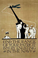 Soldiers firing a cannon while a plane flies overhead - poster print