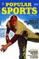 Vintage sports magazine cover poster print featuring a pitcher throwing baseball.