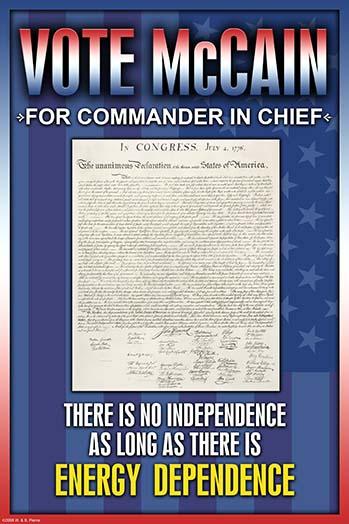 There Is No Independence as Long as There Is Energy Dependence Poster Print by Wilbur Pierce