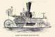 Advances in Farm Technology poster print showcasing steam power in agriculture.